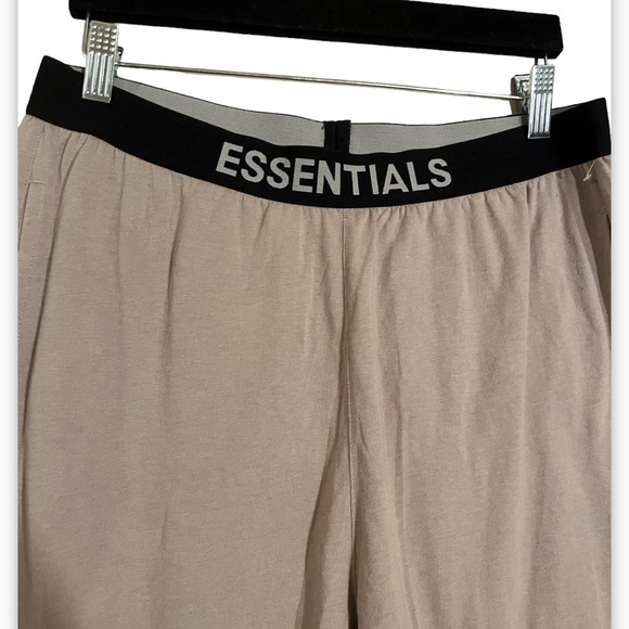 Fear of God Essentials Essentials Tan Lounge Pants size M - Picture 6 of 8